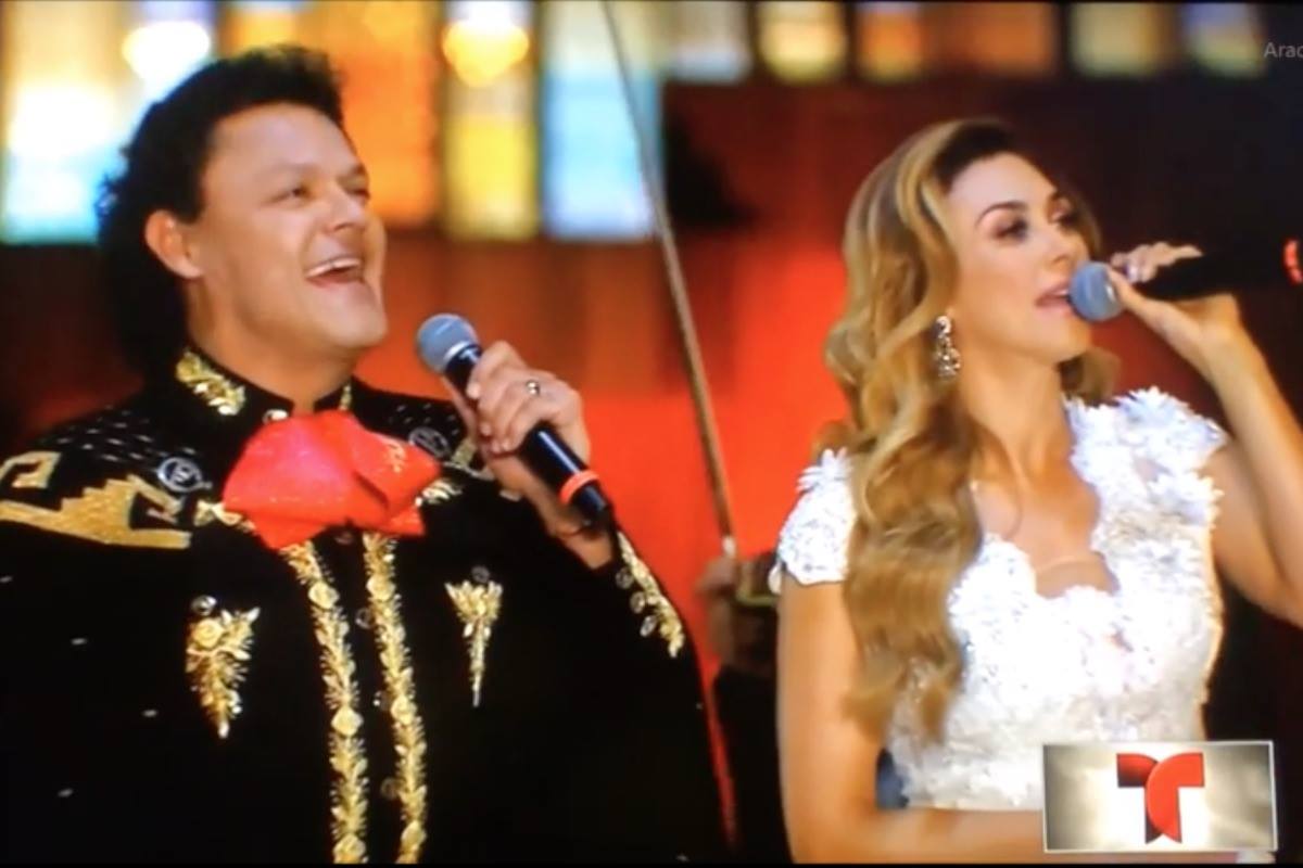 Las mañanitas de Aracely Arámbula y Pedro Fernández a la Virgen, que