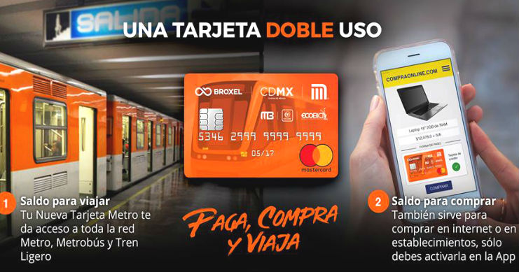Inicia hoy la venta de tarjeta MasterCard Broxel para el metro en líneas 7  y 12 - Efekto TV