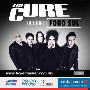 Seis años después de su última aparición en la Ciudad de México, la banda liderada por Robert Smith se presentará en el Foro Sol el 8 de octubre.