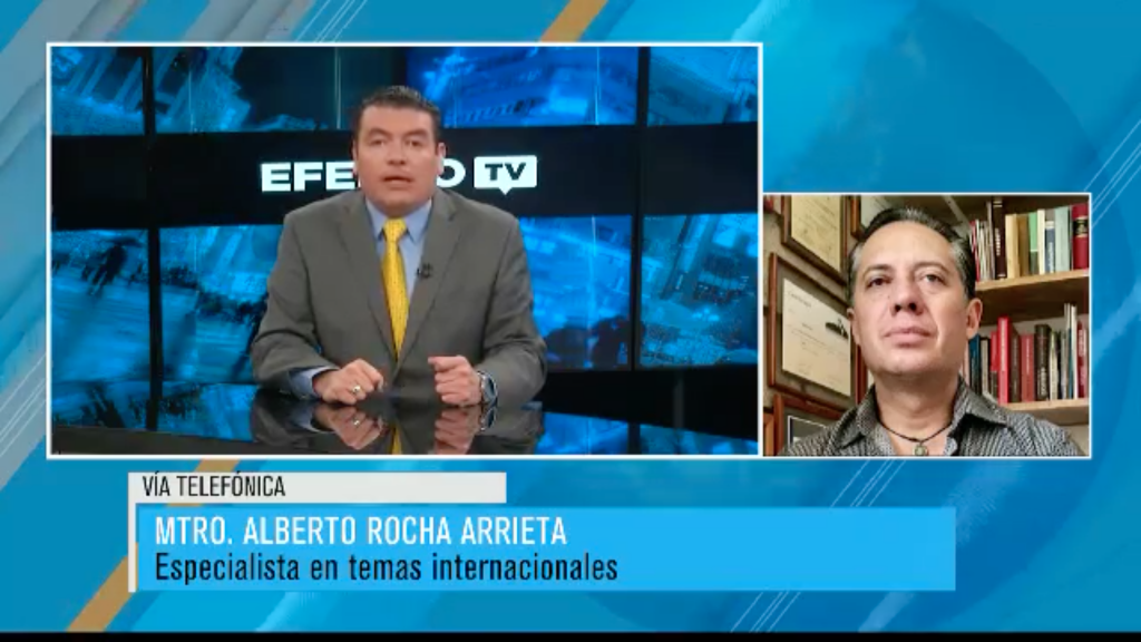 René Palacios en Efekto Tv, Alberto Rocha Arrieta