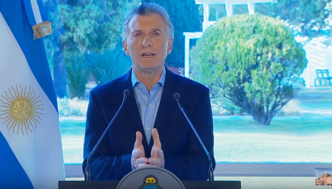 Las disculpas de Macri