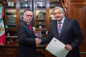 AMLO recibió a embajadores, entre ellos al de Venezuela