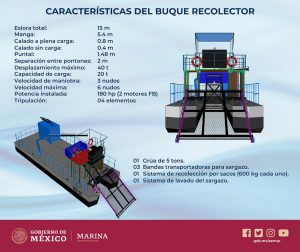 SEMAR construye embarcaciones sargaceras