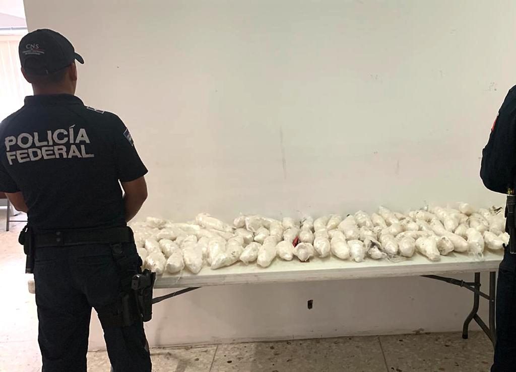 En Chihuahua la Policía Federal incautó 45 kilos de Crystal