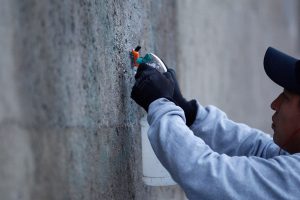 En Palacio Nacional restauran edificio tras vandalismo   