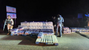Policía Federal y SEDENA aseguraron droga en latas de jugo en Baja California  