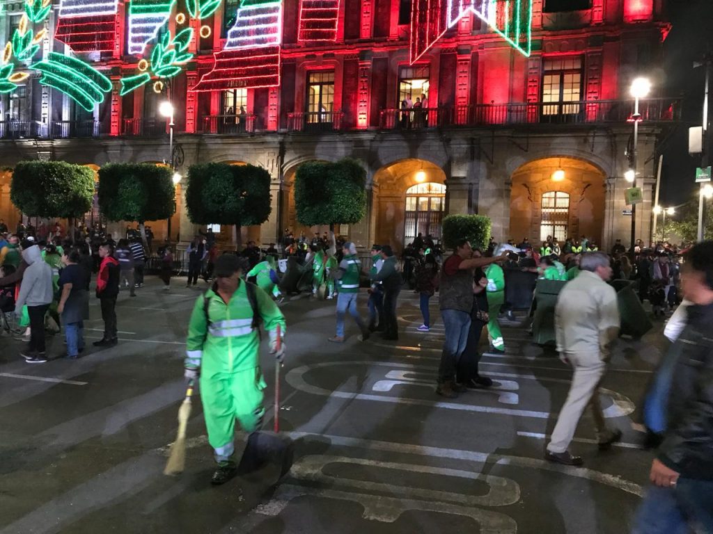 Asistentes al Grito de Independencia generaron 96 toneladas de basura