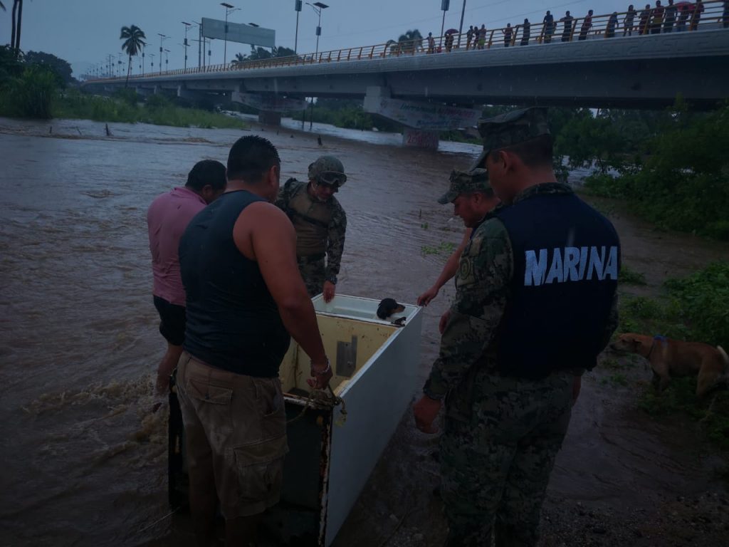 SEMAR aplicó Plan Marina por tormenta “Narda”