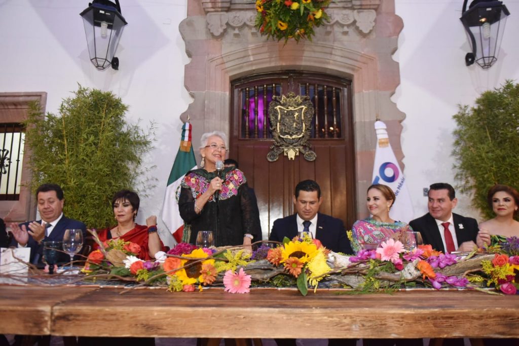 Olga Sánchez Cordero dio mensaje en Dolores Hidalgo previo al grito