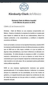 Kimberly Clark Foto: Internet