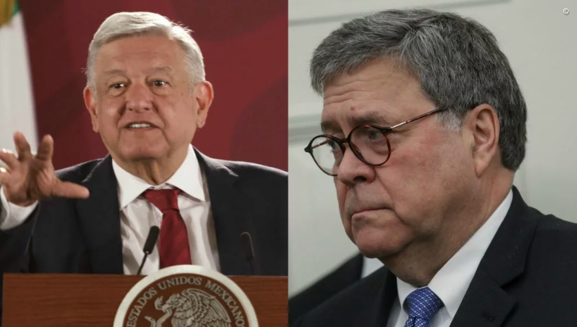 AMLO-William Barr Foto: Internet