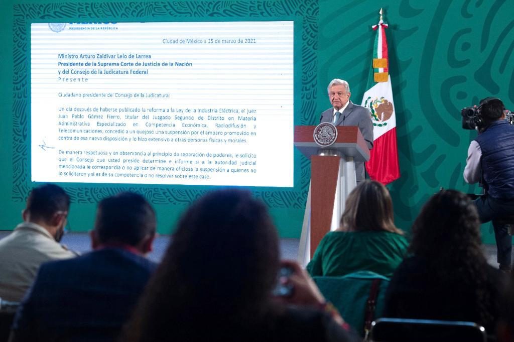 AMLO enviará carta al presidente de la SCJN